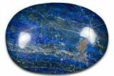 Polished Lapis Lazuli Palm Stone - Pakistan #352570-1